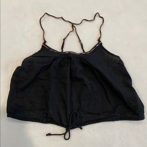 American Eagle Black Crop